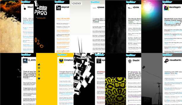 Top Design 10 Twitter VJing Top Design 10 Twitter VJing
