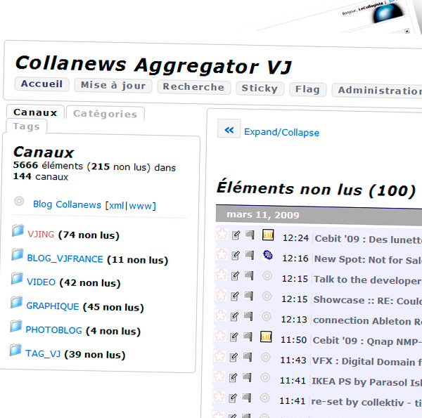 Collanews Aggregator VJ